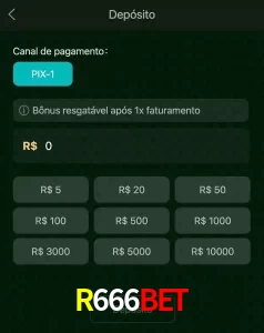 deposits R666BET